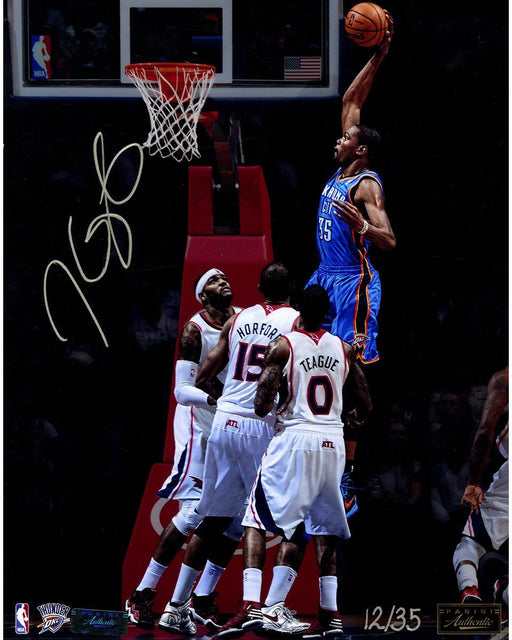 Kevin Durant Signed Oklahoma City Thunder "Extension" 8x10 Photo (Panini Auth)