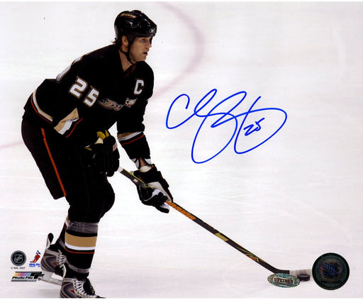 Chris Pronger Skating the Puck Up Ice 8x10 Photo