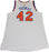 Lance Thomas New York Knicks 2015-16 Game Used #42 White Jersey (1/13/2016 at Brooklyn Nets) (2XL) (NKN03236)