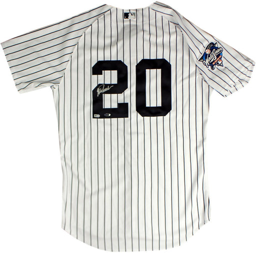 Jorge Posada Signed New York Yankees Authentic Pinstripe Jersey w/ 2000 Patch MLB Auth