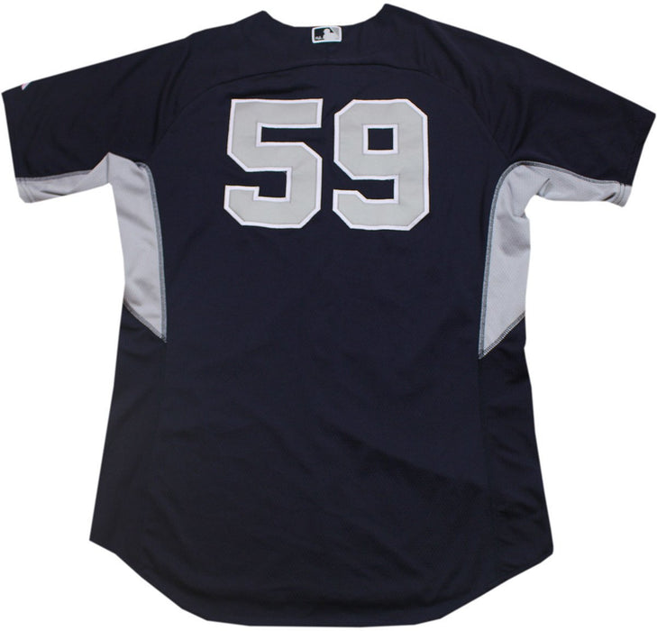 Rob Thompson  Jersey - NY Yankees 2014 Spring Training Team Issued#59 Road BP Top (HZ102046) (Size 48)