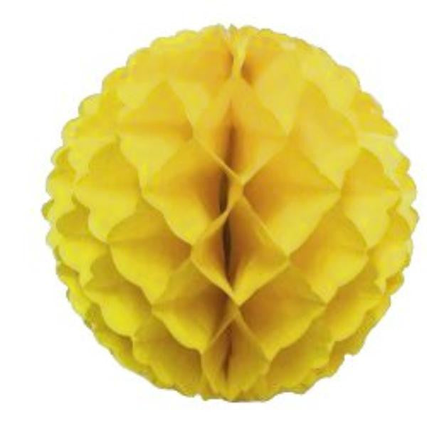 12 Inch Yellow Tissue Ball