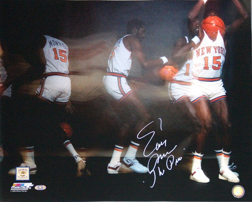 Earl Monroe Exposure Horizontal 8x10 Photo “ The Pearl” Insc