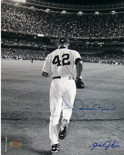 Mariano Rivera 2006 Entering The Game B&W 8x10 Photo (Signed By Anthony Causi)