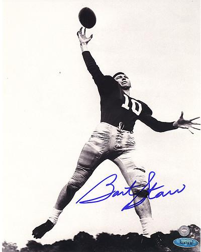 Bart Starr Alabama B&W 8x10 Photo (TS Auth)