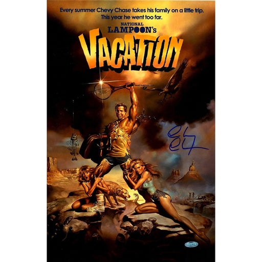 Chevy Chase Signed 11x17 Vacation Movie Poster