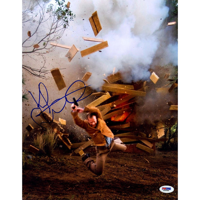 Kiefer Sutherland Signed 24 w Explosion 11x14 Photo PSADNA