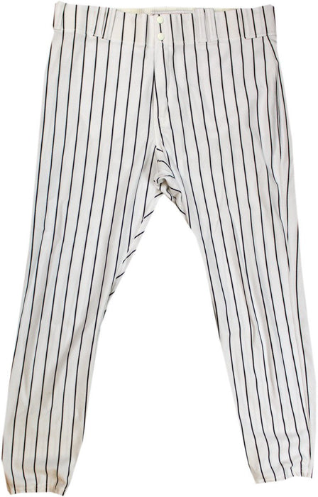Brian McCann Pinstripe Pants - NY Yankees 2014 Season Team Issued #34 Pinstripe Pants (HZ474965)