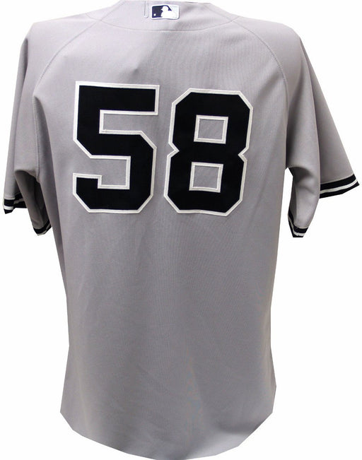 NY Yankees #58 Team Issued Road Grey Jersey  (48) (FJ864694)