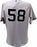 NY Yankees #58 Team Issued Road Grey Jersey  (48) (FJ864694)