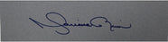 Mariano Rivera Signed Long Grey Cut Signature