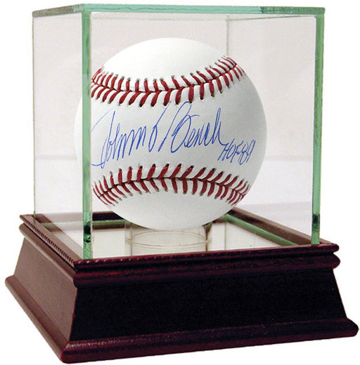 Johnny Bench Signed MLB Baseball w/ HOF 89 Insc