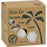 Aloha Bay Palm Wax Tea Lights with Aluminum Holder - 12 Candles