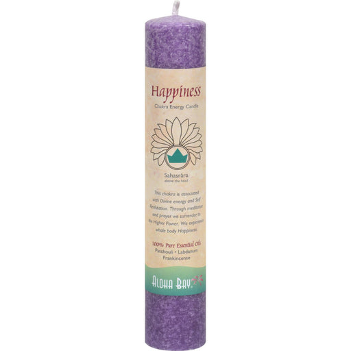 Aloha Bay Chakra Energy Candle -Sahasrara - 8"