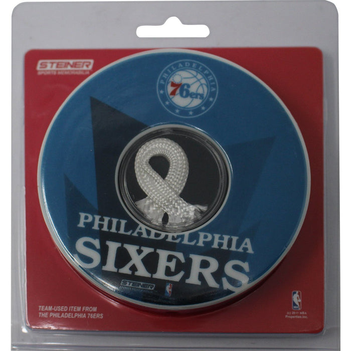 Philadelphia 76ers logo 2 pack Game Used Net Coaster set