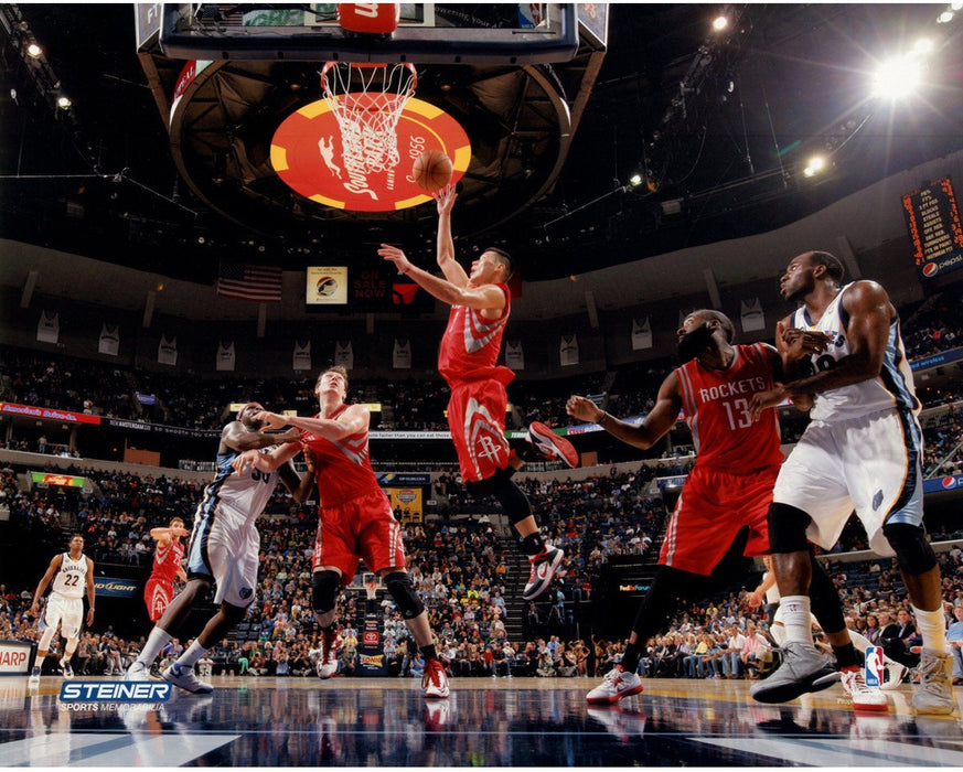 Jeremy Lin Dunk vs Grizzlies 8x10 Uns