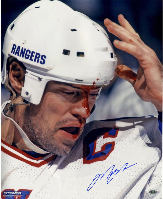 Mark Messier Signed Blood Metallic 16x20 Photo