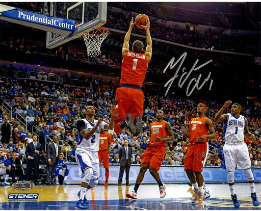 Michael Carter-Williams Signed Syracuse Alley-Oop Dunk 8x10 Photo