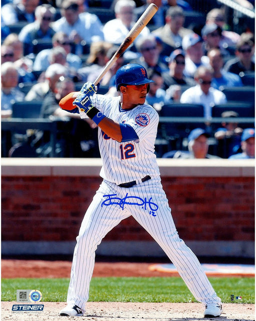 Juan Lagares Signed New York Mets At Bat 8x10 Photo