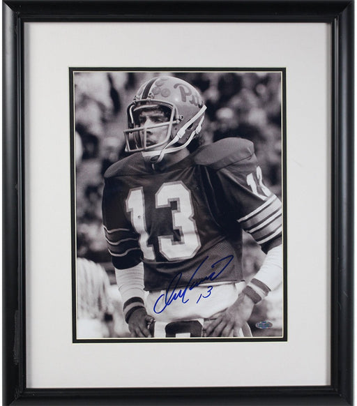 Dan Marino University of Pittsburgh Vertical B/W 11x14 Photo