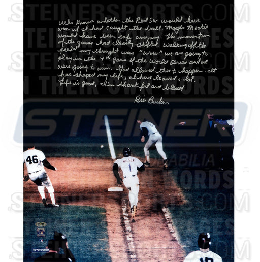 Bill Buckner Signed 1986 World Series 16x20 Story Photo