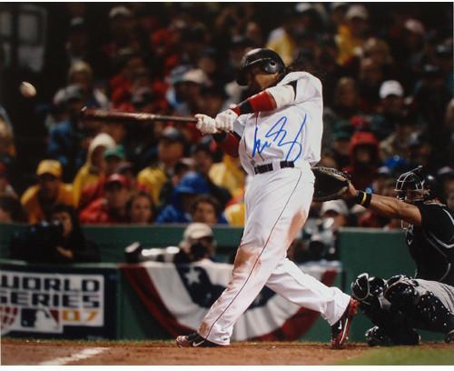 Manny Ramirez 2007 World Series Swing 16x20 Photo