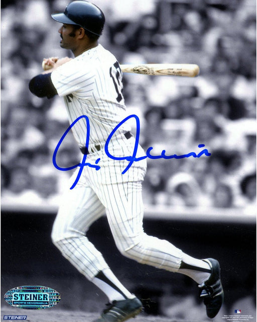 Chris Chambliss Batting B/W Signed 4x6 Photo