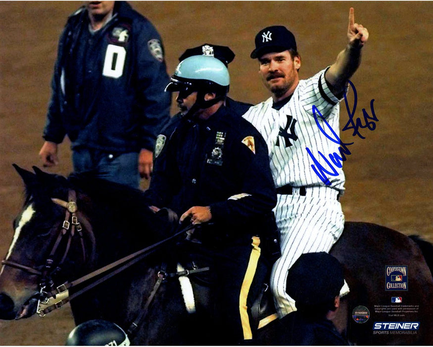 Wade Boggs Signed 'On Horse' Horizontal 8x10 Photo