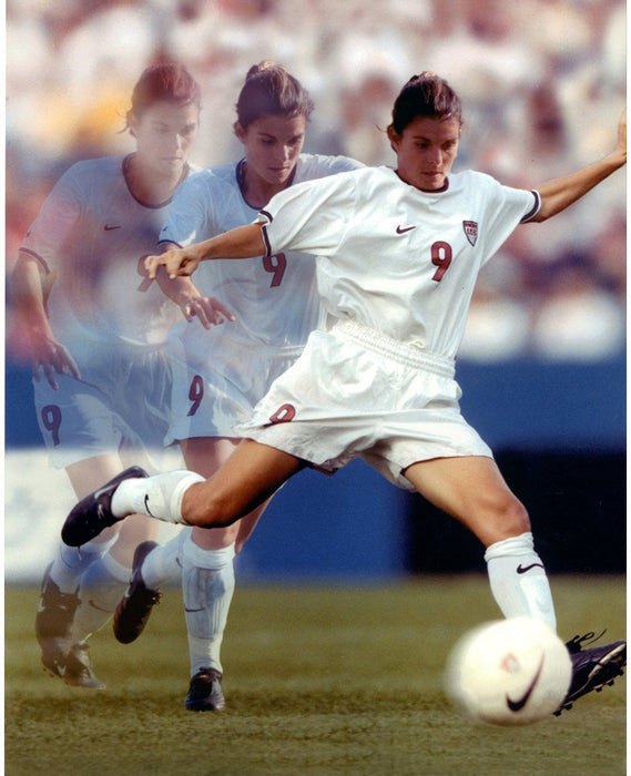 Mia Hamm Triple Exposure 16X20 uns