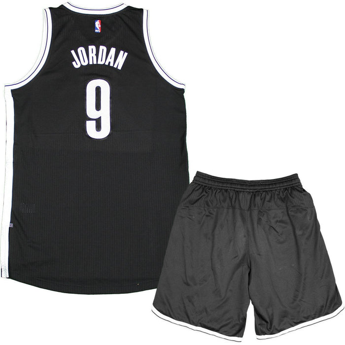 Jerome Jordan Uniform -Brooklyn Nets 2015 Playoff Game Used #9 Black Uniform (Round 1 Games 2 3 5)