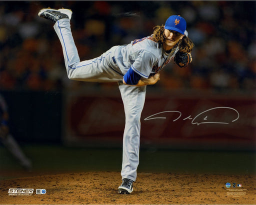 Jacob deGrom Signed Follow Through 16x20 Photo