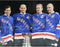 New York Rangers Brian Leetch  Mike Richter  Adam Graves  & Mark Messier Signed 16x20 w/ Inscriptions