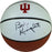 Bob Knight Signed Indiana University White Panel Basketball