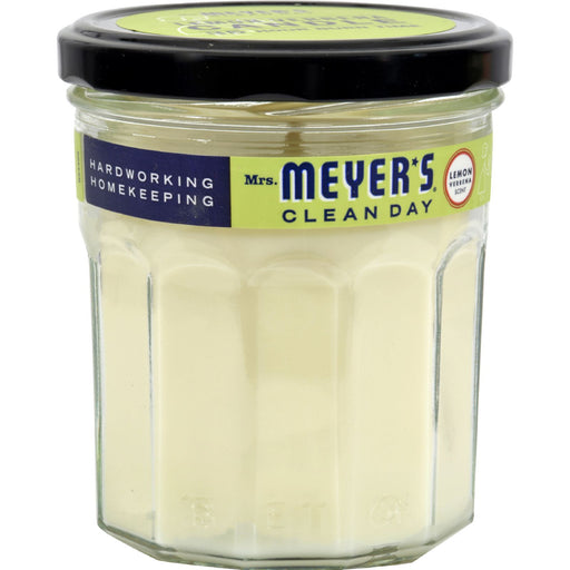 Mrs. Meyers Soy Candle - Lemon Verbena - Case of 6 - 7.2 oz Candles