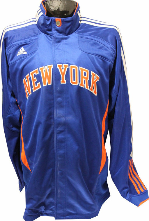 Anthony Carter  Warm- Up Jacket - NY Knicks 2010-2011 Game Worn #25 Blue  (3XL2)