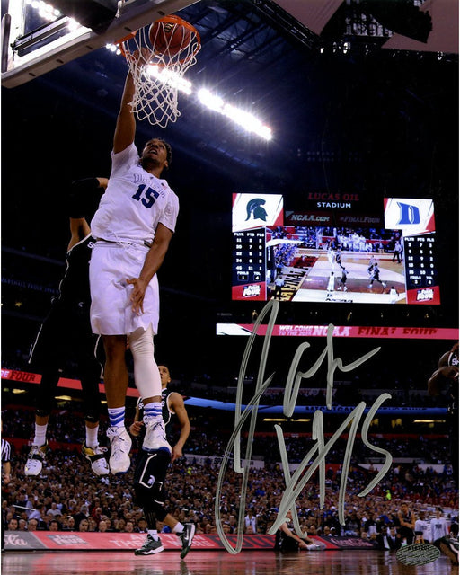 Jalhil Okafor Signed Duke Dunking 8x10 Photo (SchwartzSports Auth)