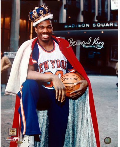 Bernard King With Crown in Front of the Garden Vertical 8x10 Photo