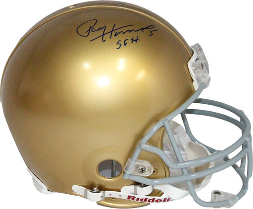 Paul Hornung Signed Notre Dame Helmet w/ 56 Heisman Insc.