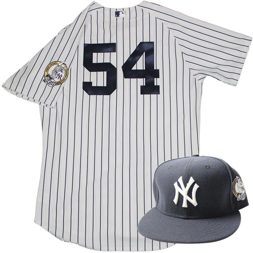 Joe Espada Uniform - NY Yankees 2015 Game Used #54 Jersey and Hat w/ Posada Retirement Patch (8/22/2015)