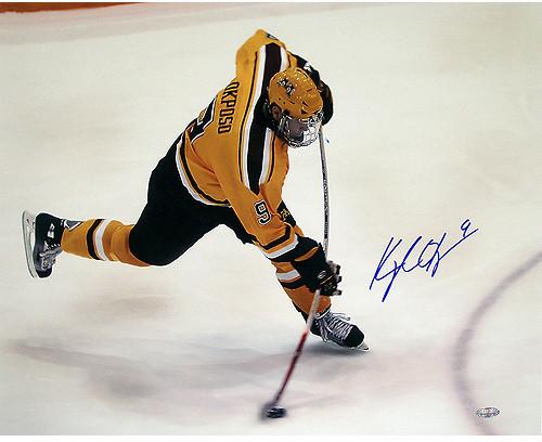 Kyle Okposo University of Minnesota Bent Stick Slap Shot Horizontal 16x20 Photo