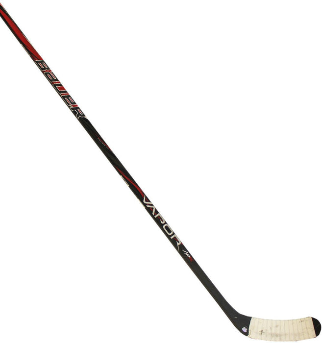 Marc Staal Stick - New York Rangers Game Used #18 Black and Red Bauer Hockey Stick