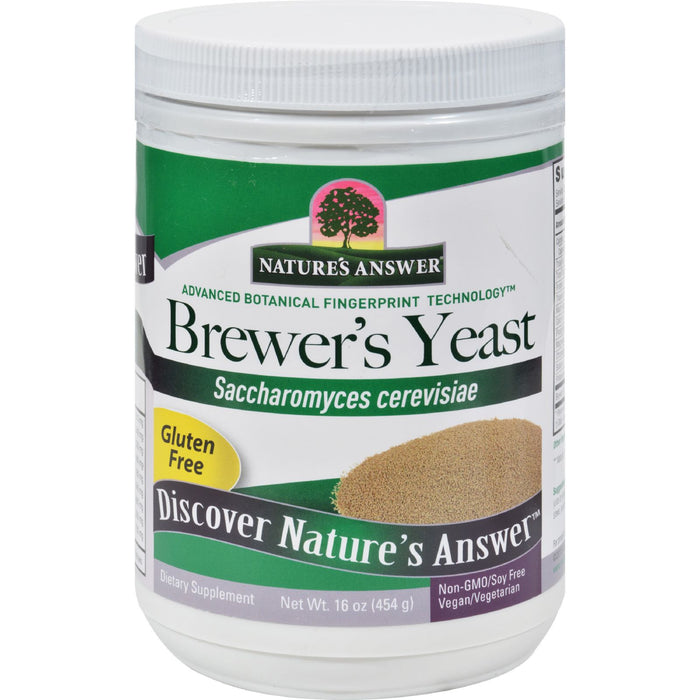 Natures Answer Brewers Yeast - Gluten Free - 16 oz