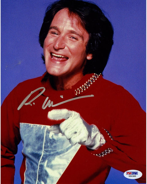 Robin Williams Red Shirt Signed 8x10 Photo PSA/DNA