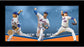 New York Mets 2015 Pitching Trio 10x20 Framed Photo