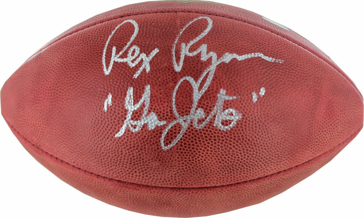 Rex Ryan NFL Duke Football w/ "Go Jets" Insc.