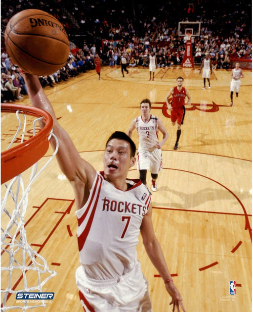 Jeremy Lin Dunk vs Raptors 8x10 Photo Uns (Getty 157037208)