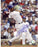 Derrek Lee Swing Cubs Pinstripe Jersey Vertical 8x10 Photo (MM Auth)