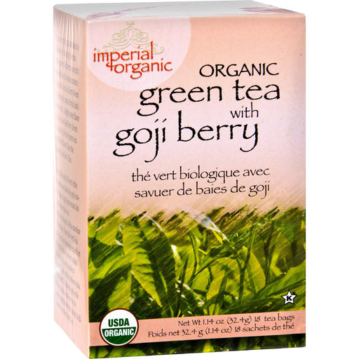 Uncle Lees Imperial Organic Green Tea with Goji Berry - 18 Tea Bags