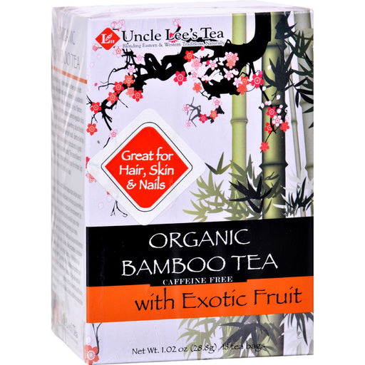 Uncle Lees Tea Organic Tea - Bamboo Exotic Fruit - 18 Bags