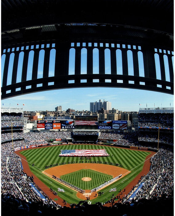 First Game Field Shot Of New Yankee Stadium 8x10 Photo